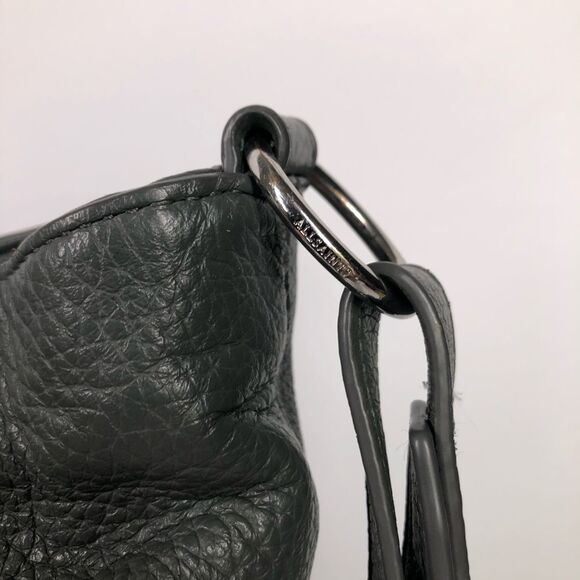 AllSaints Fetch Lea Backpack Handbag Mink Grey Leather Purse Bag OS - Picture 9 of 15